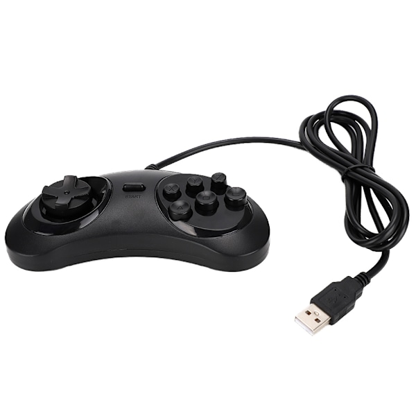 Meget følsom USB-kablet spilhåndtag Vandtæt Gamepad til Sega Game Console Controller