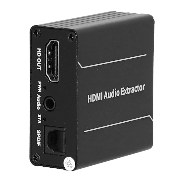 4K HD Multimedia Interface Audio Extractor Høj Opløsning Stereo Surround Sound 5.1 Audio Splitter