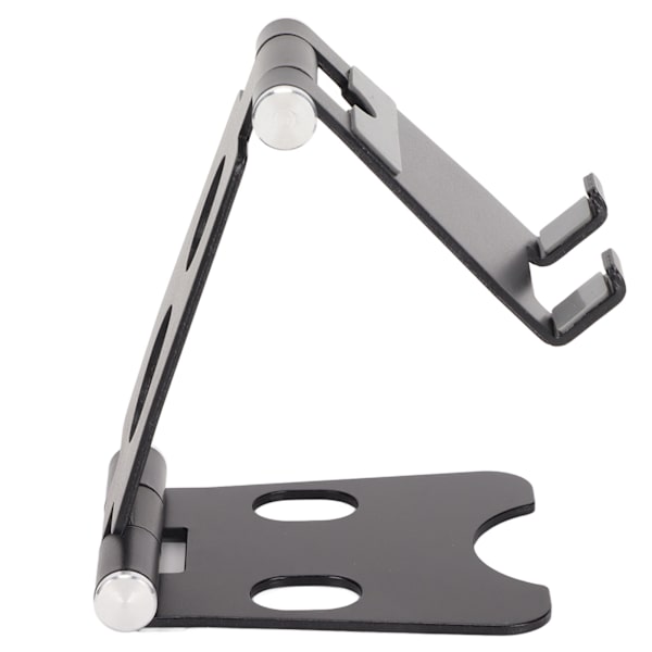 Telefonhållare Multi Angle Justering Multi Hole Position Stabil Bas Färg Varaktig Skrivbord Mobiltelefonhållare för PC LaptopSvart
