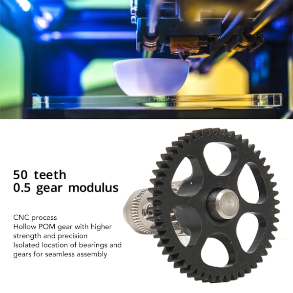 3D Printer Extruder Gear Replacement for Sherpa Mini for Vorn 2.4 for Stealthburner for Afterburner High Accuracy Extruder Gear