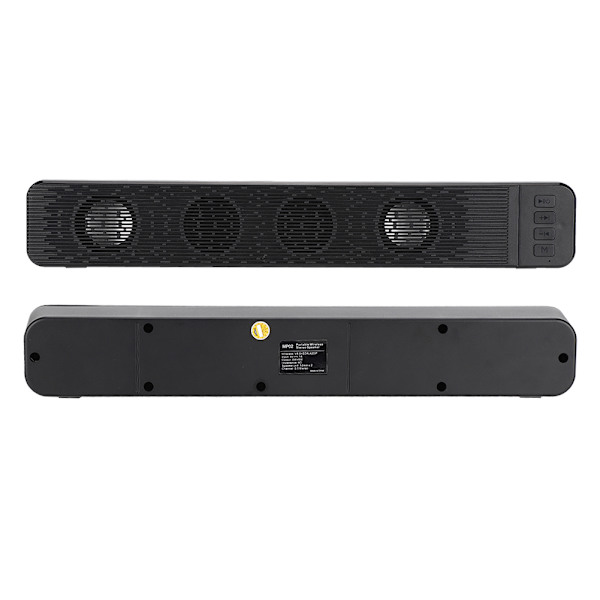 Hem Bluetooth 4.2 Strip Högtalare Tung Bas för Stationär Dator Bärbar Dator Mobiltelefon