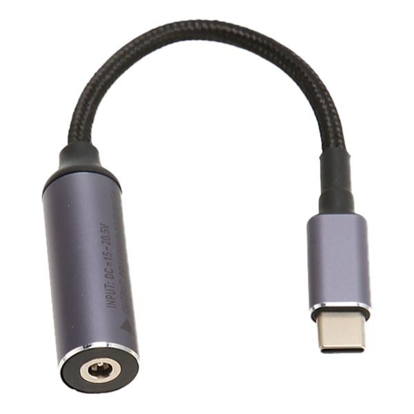 DC4.0mmx1.35mm naar Type C mannelijke voedingskabel Ondersteuning tot 100W Power PD oplaadkabel