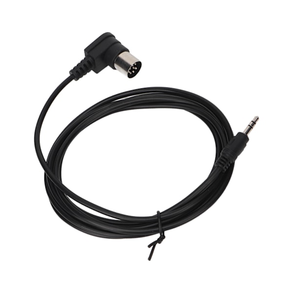 3,5 mm til DIN 8PIN-kabel Profesjonell 90 graders vinkel 3,5 mm til DIN 8PIN-konverterkabel for musikkinstrument 5,9 fot