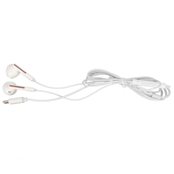 USB C -kuulokkeet Professioanl HiFi Stereo Noise Canceling Volume Control Type C -nappikuulokkeet Xiaomi-puhelimille Huawei Red