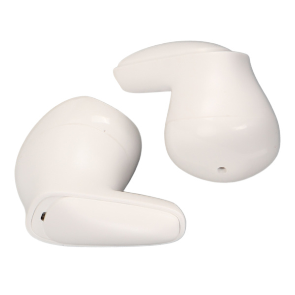 Bluetooth Oversætter Earbuds Støjreduktion 74 Sprog 70 Accenter Trådløse Oversætter Earbuds med Digitalt Display Hvid