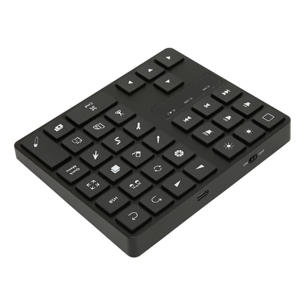 35 taster numerisk tastatur stabil forbindelse driverfri Bluetooth forbindelse tegnetastatur med 4 bløde gummi til hjemmekontor