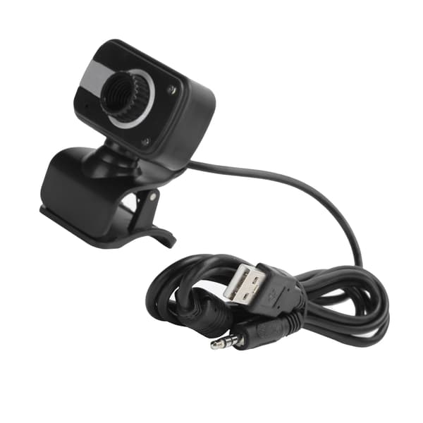 PC-kamera USB-klipswebkamera med 3,5 mm lydportmikrofon videomødeudstyr V3