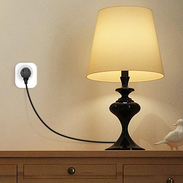 For ZAPO Alexa Brandsikkert WiFi Intelligent Stik Smart WiFi Touch Switch