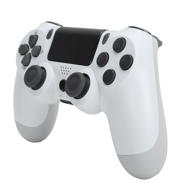 Trådløs controller gamepad med touchskærm lydfunktion USB-kabel til PS4 / PS4 Pro / PS4 SlimHvid