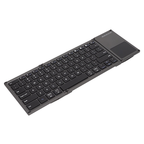 Trådlöst tangentbord 78 tangenter Ultra tunt hopfällbart tangentbord med styrplatta för Android för OS X för Windows