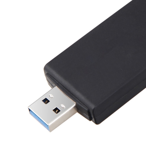 USB WiFi-adapter 1300M Dual Band Stærkt Signal 2.4G 5.8G Højhastigheds USB-modtager Transmitter Netværksadapter