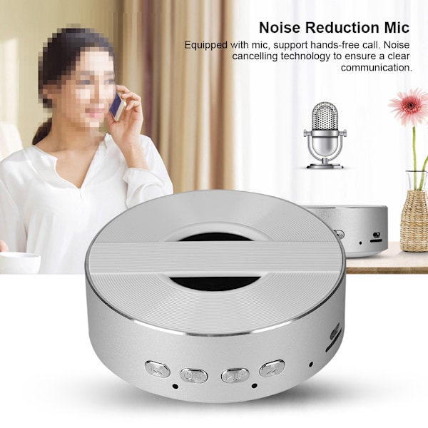 Mini langaton Bluetooth 4.0 -kaiutin HiFi-stereovahvistin MP3-soitin, tukee mikrofonia ja TF-korttia