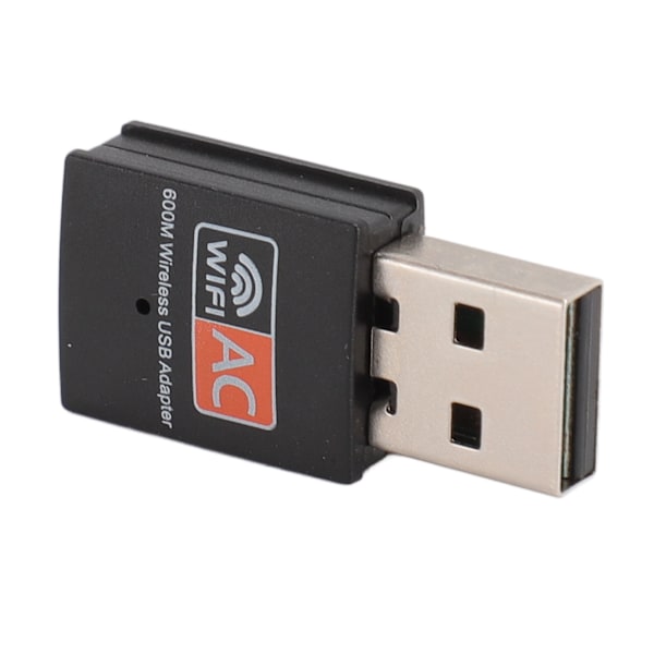 AC600 USB WiFi-adapter til pc Nano-understøttelse 802.11ac 2.4G 5G Dual Band trådløs netværkstransceiver USB WiFi-dongle til Windows