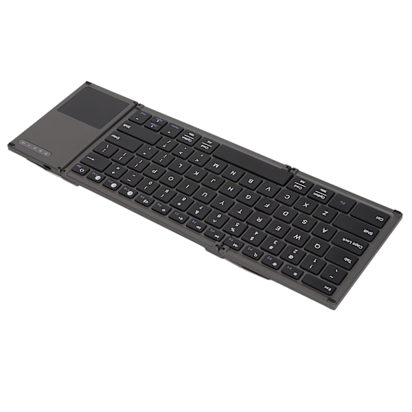 Trådlöst tangentbord 78 tangenter Ultra tunt hopfällbart tangentbord med styrplatta för Android för OS X för Windows