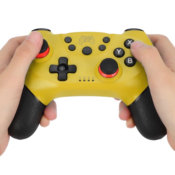 Trådløs Bluetooth-spillhåndtak Gamepad med vibrasjon 6-akset somatosensorisk for Switch Hostgul