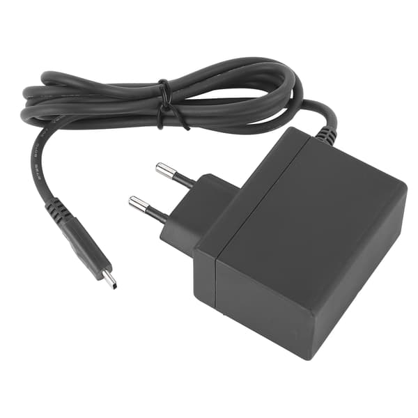 AC-adapterlader, hurtiglading USB C-kabel, spillkonsoll strømforsyning lader for Switch  100‑240V