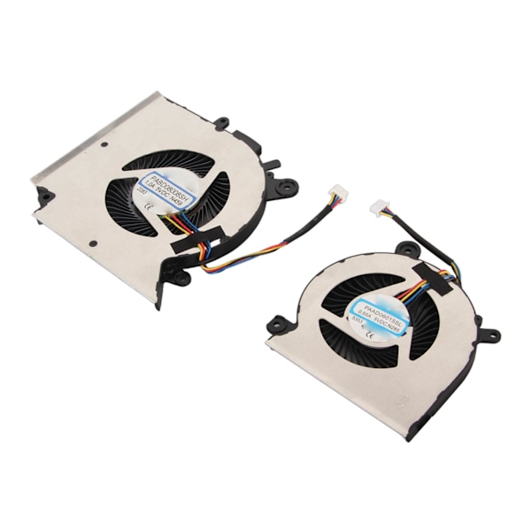 Bærbar køleventilator udskiftning 4-bens strømstik kompatibel til MSI GF76 GF66 GL66 MS 1581 bærbar CPU GPU køleventilator