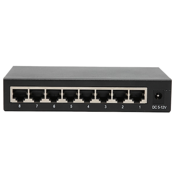 8 porte Gigabit Ethernet-switch TBCS5008E Plug Play Stabil Robust aluminiumlegering Computernätverksswitchar