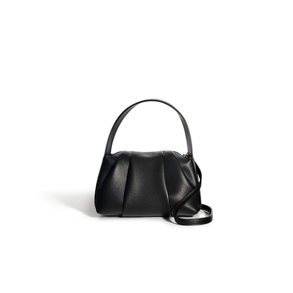 Plisserad Molnväska Tote Axelremsväska Crossbody Väska Dam