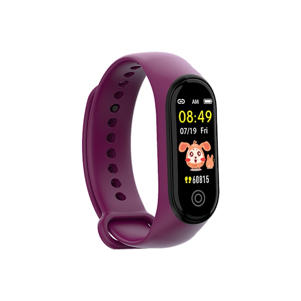 RD05 IPS Højopløselig Fuld Farve Display Bluetooth4.0 Smart Armbånd Band Monitor Information Pushpurple