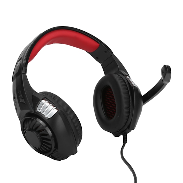 G308 Dator Laptop Headset Trådbunden Gaming Hörlurar med LED Ljus Mikrofon USB Port