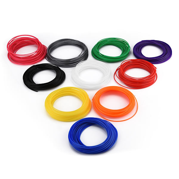Kryogenisk 3D-printtegnings-printerpenne PLA-forsyningsfilament 10 farver 10 meter 1,75 mm