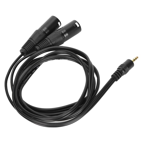 JORINDO Dubbel XLR-hane till 3,5 mm 1/8 tum hane kabel syrefri koppar obalanserad Y-splitter sladd