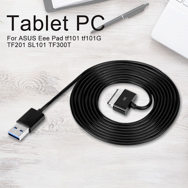 5-core Shield Data Sync Kabel til ASUS Eee Pad USB3.0 40Pin Kabel til ASUS Transformer Pad - 2m