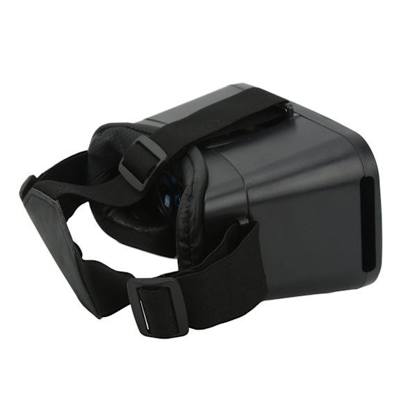 VR-lasit 3D-virtuaalitodellisuuskypärä 3 säädettävällä olkahihnalla Androidille ja iOS:lle (4,56,0 tuuman näyttö) Puhelin (V7-lasit Y1 musta kahva)