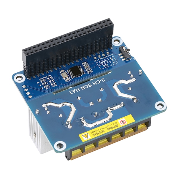 Expansionskort för Raspberry Pi 3b 4B 2-kanals dubbelriktad tyristormodul I2C-gränssnitt
