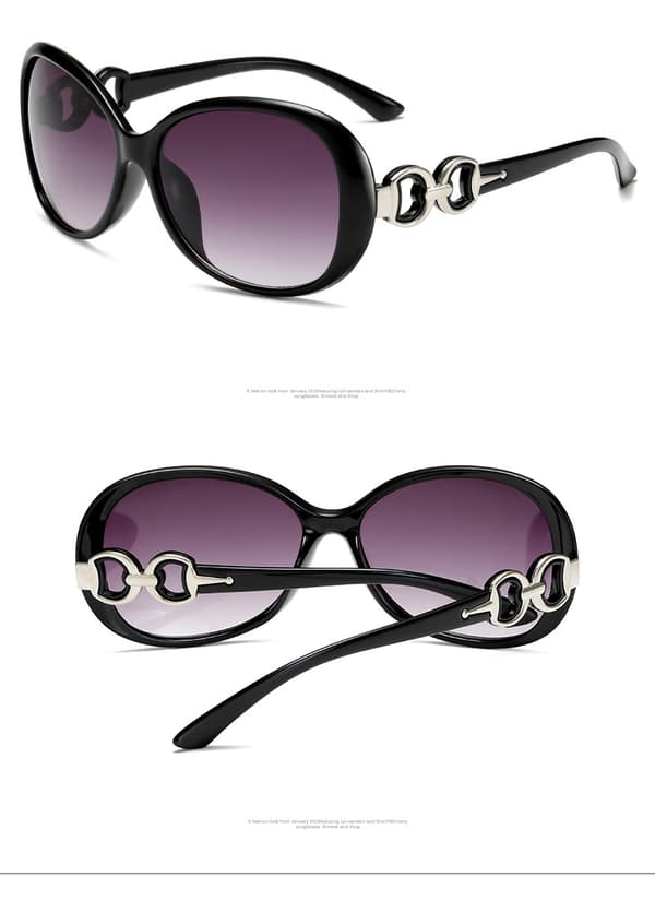 Solbriller Dame Polariserte Trendy Oversized Solbriller Mote Dame Shades 100% UV400 Beskyttelse S85 Solid White Frame