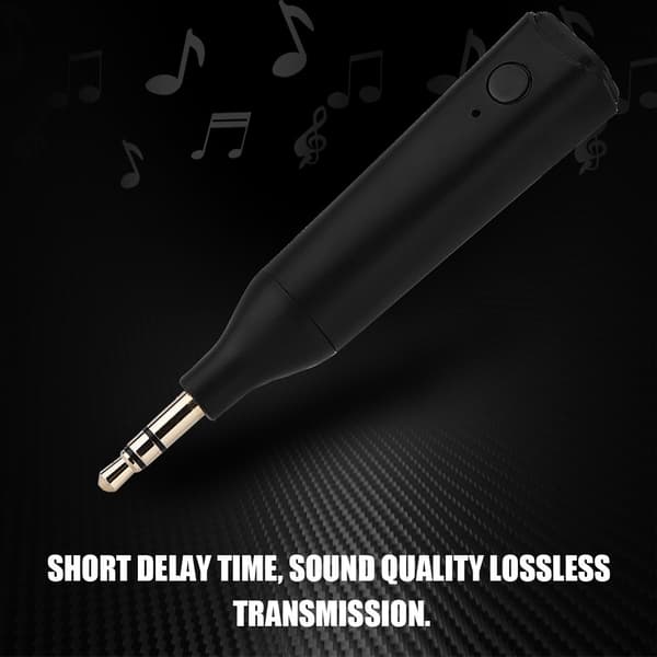 Mini håndfri trådløs bil Bluetooth V4.1 mottaker 3,5 mm til 3,5 mm jack musikk lydadapter