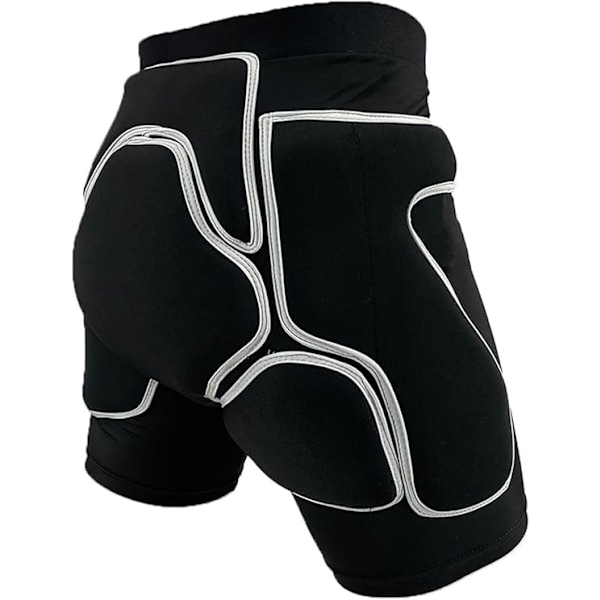 Snowboard Impact Shorts, Polstrede Beskyttelses Shorts til Basketball, Cykling, Ridning, Paintball, Fodbold, Volleyball S