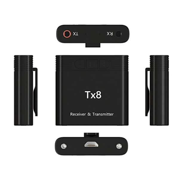 2 i 1 ABS Bluetooth 5.0 Trådløs Audio Modtager Transmitter Adapter til TV Computer