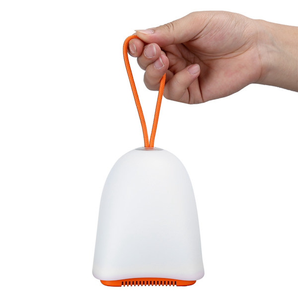 Trådlös Bluetooth-högtalare Lätt touch-kontroll 8 färger LED-nattlampa Smart SpeakerOrange
