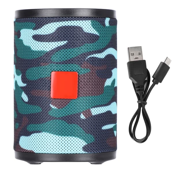 Bærbar trådløs digitalhøyttaler E‑331Camouflage i ABS med Bluetooth