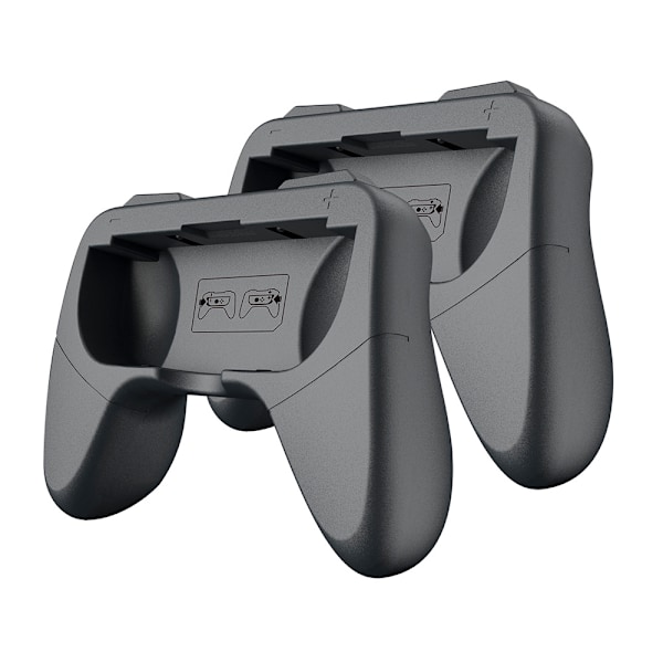 Grep kompatibel med Nintendo Switch for Joy Con & OLED-modell for Joycon, slitesterkt håndtaksett kompatibelt med Joy Cons-kontrollere, 2-pakning
