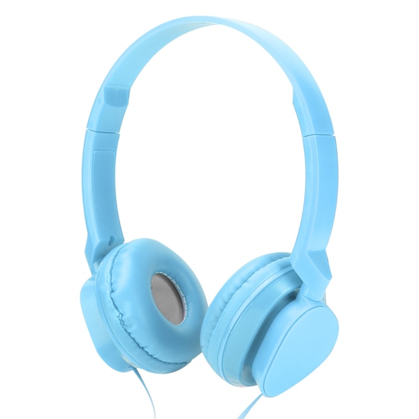 Trådade hörlurar Over Ear-headset Stereo Sound Earphone med mikrofon Game FM Music EarpieceBlue