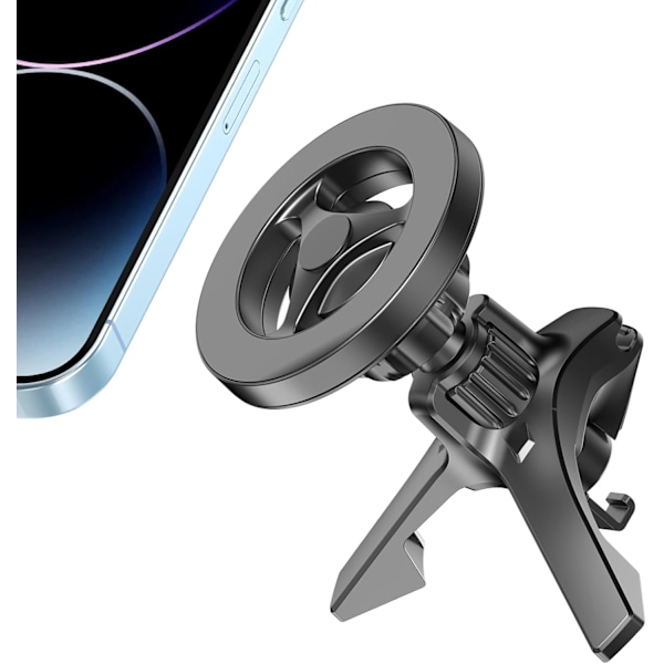Autoteline - Supermagneetit, universaali magneettinen puhelinpidike iPhone 12-16 -sarjalle ja MagSafe-koteloille