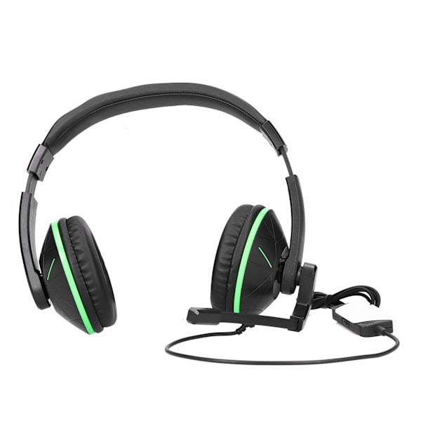 Trådbundna hörlurar 3D Surround Sound Trådbundna bas-spelheadset med mikrofon för Xbox-surfplattor