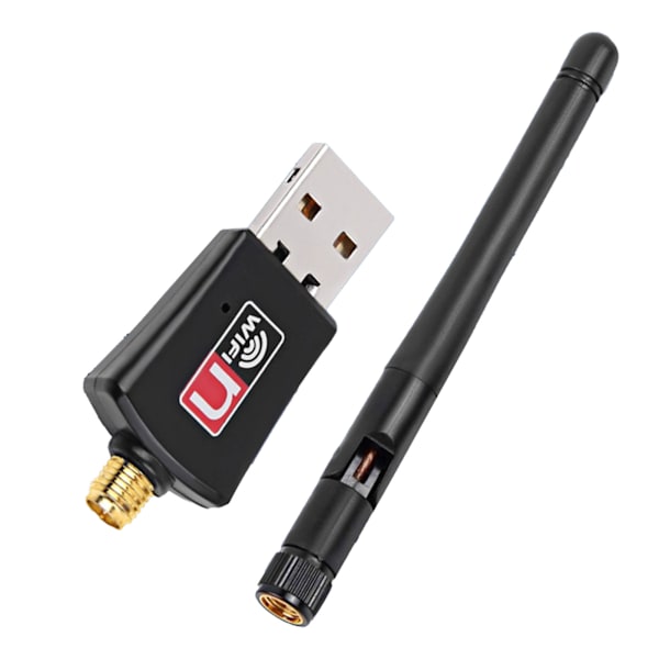 USB trådlöst kort bärbar antenn med hög förstärkning WiFi-dongel med dubbla band 2,4 GHz 400 Mbps 5 GHz 867 Mbps för hemmet