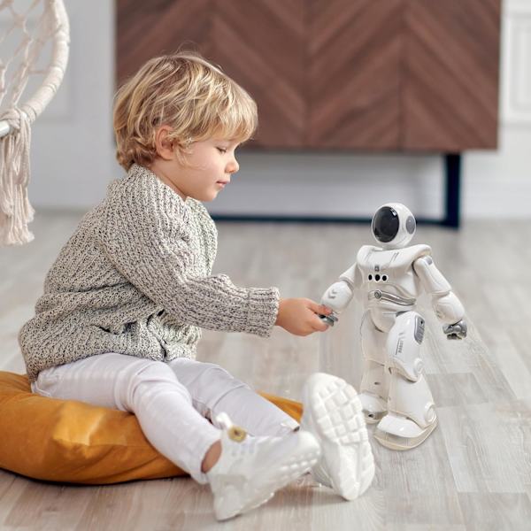 Fjernbetjent robotlegetøj til børn, astronaut RC robotlegetøj, gestussensorisk robot, infrarød controllerrobot, dansende syngerobot, bedste gaver