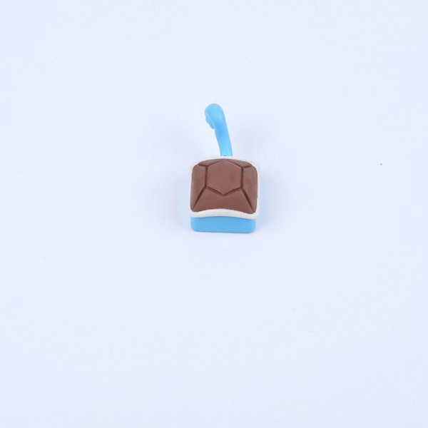 Gaming Keycaps Universal Söta Cartoon Form Resin Keycap för Mekaniska Tangentbord Blå Squirtle