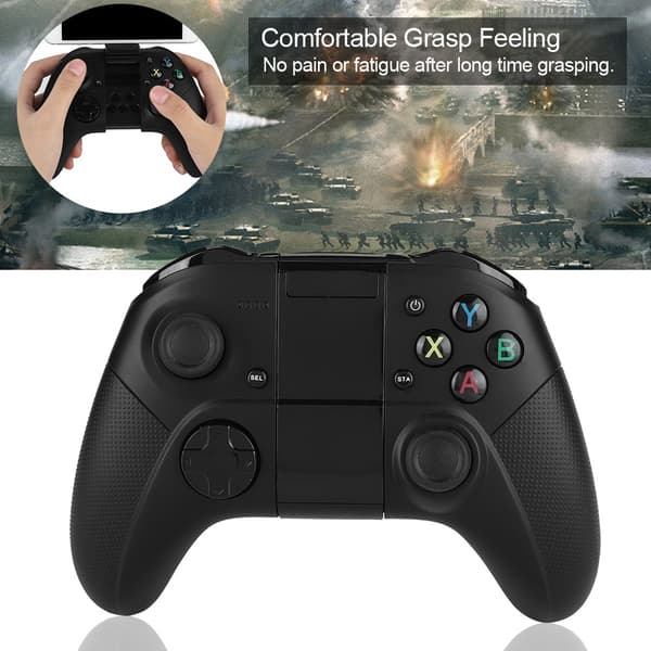Hög precision Bluetooth spelkontroll 360° positionering Bluetooth Gamepad med fäste