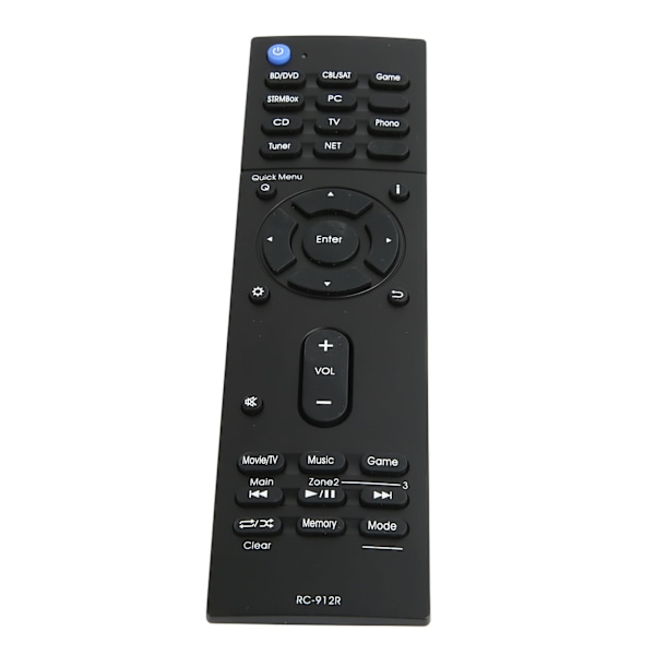 RC 912R Fjernbetjening Kompatibel med HTS7800 TXNR555 TXNR575 TXNR656 TXNR676 TXNR757 TXRZ810 AV Receiver