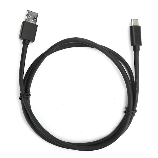 USBA til USBC-kabel Universal datalinje Lydtransmissionskonverteringssnor 1 meter Sort