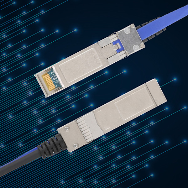 Koppar + PC för Mellanox 10G-kabel SFP + 10GB 10M + 0M5 fiberoptisk kabel blå S 1 meter