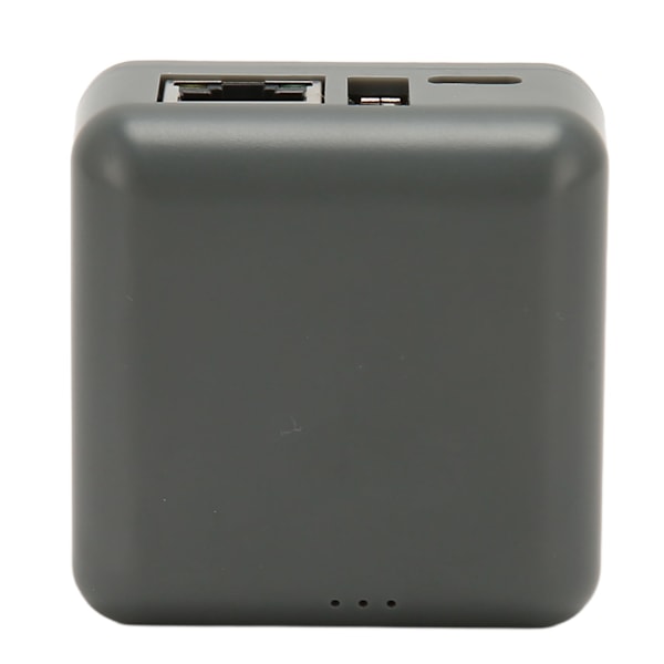 Nettverks USB 2.0-skriverserver RJ45-nettverksport Flerbrukerdeling LAN-skriverserveradapter for Windows for Android 100‑240V EU-plugg