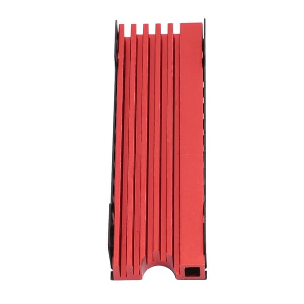 M.2 NVME 2280 SSD Køleplade Support Single Double Sided SSD Køleplade med Termiske Silikon Pads til PC til PS5 til PS5 Slim Rød