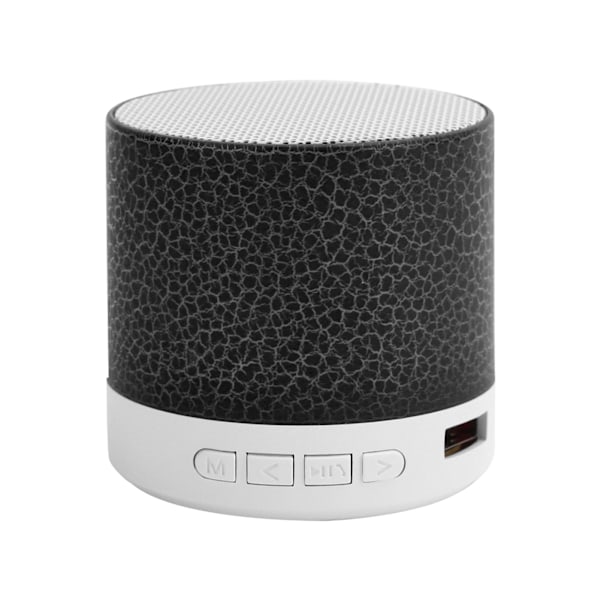 A9 Bluetooth-högtalare, bärbar liten högtalare, stereohögtalare för minneskort, ljud, FM, svart